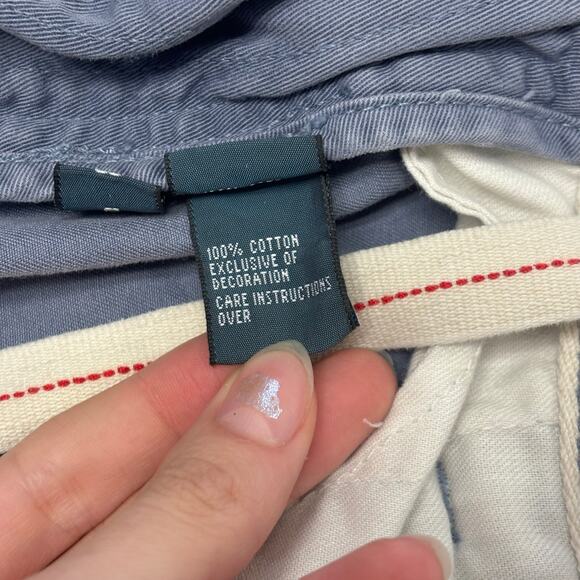 Polo Ralph Lauren Shorts Dusty Blue Mens 33x9 Relaxed Flap Pocket Golf Vintage - Picture 5 of 13
